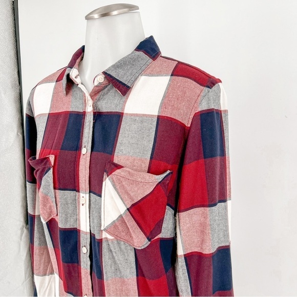 Merona Plaid Button Down Shirt - Picture 2 of 4